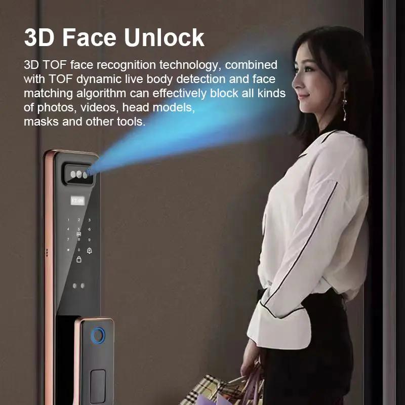HomeOne Smart GS-802 Door Lock | Face Recognition, Fingerprint & Wi-Fi Control - HomeOne Smart