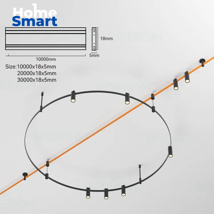HomeOne Smart Flexible Magnetic Track Lighting System – 48V LED Modular System - HomeOne Smart