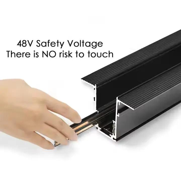 HomeOne Smart Magnetic Rail Bar Light – 48V Aluminum Track Spotlight 1m - HomeOne Smart