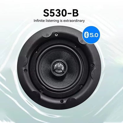 HomeOne Smart™ In-Ceiling Wi-Fi Music Speaker with AirPlay | 5.25" 40W 2-Way Home Audio System - HomeOne Smart