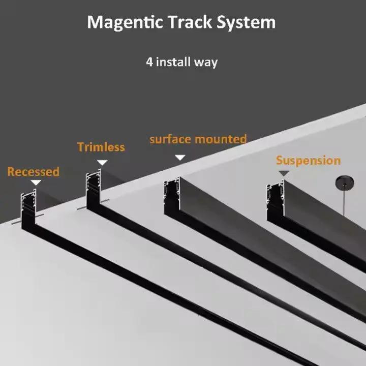 HomeOne Smart Magnetic Rail Bar Light – 48V Aluminum Track Spotlight 1m - HomeOne Smart