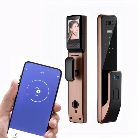 HomeOne Smart GS-802 Door Lock | Face Recognition, Fingerprint & Wi-Fi Control - HomeOne Smart