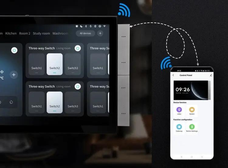 HomeOne Smart Panel T10 — 10.1” Zigbee/Wi-Fi Central Touch Control - HomeOne Smart